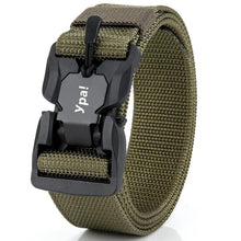 Load image into Gallery viewer, Genuine tactical belt quick release outdoor military belt soft real nylon sports accessories men and women black belt