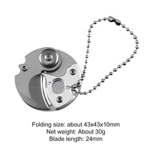 Load image into Gallery viewer, Keychain Screwdriver Multifunctional Hexagon Coin Outdoor EDC Tool Hexagon Folding Coin Knife Pocket Fold Mini coltello Gear Pee