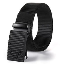 Load image into Gallery viewer, Genuine tactical belt quick release outdoor military belt soft real nylon sports accessories men and women black belt