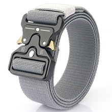 Load image into Gallery viewer, Genuine tactical belt quick release outdoor military belt soft real nylon sports accessories men and women black belt