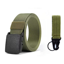 Load image into Gallery viewer, Genuine tactical belt quick release outdoor military belt soft real nylon sports accessories men and women black belt