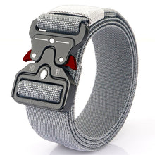 Load image into Gallery viewer, Genuine tactical belt quick release outdoor military belt soft real nylon sports accessories men and women black belt