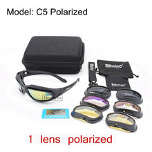 Load image into Gallery viewer, Daisy Tactical Polarized Glasses Military Goggles Army Sunglasses with 4 Lens Original Box Men Shooting Hiking Eyewear Gafas