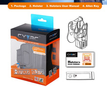 Load image into Gallery viewer, OUTSIDE THE WAISTBAND HOLSTER-R-DEFENDER-PADDLE HOLSTERS-LEVEL 2 PUSH BOTTON
