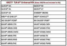 Load image into Gallery viewer, Streamlight 69277 TLR-6 100 Lumen Subcompact Pistol Gun-Mounted Tactical Flashlight, Includes All TLR-6 Mounting Kits