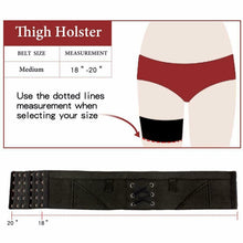 Load image into Gallery viewer, Hot Woman Leg Holster Lady Anti-slip Adjustable Six Hook-and-eye Garter Pistol Holder Hunting Camping Equipment