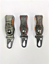Load image into Gallery viewer, Exotic Leather Keychain
