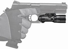 Load image into Gallery viewer, Surefire, X300 Ultra, Weaponlight, White LED, 1000 Lumens, Fits Picatinny and Universal, For Pistols, Black, 2x CR123 Batteries