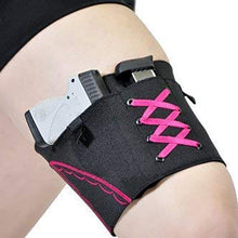 Load image into Gallery viewer, Hot Woman Leg Holster Lady Anti-slip Adjustable Six Hook-and-eye Garter Pistol Holder Hunting Camping Equipment
