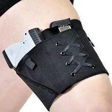 Load image into Gallery viewer, Hot Woman Leg Holster Lady Anti-slip Adjustable Six Hook-and-eye Garter Pistol Holder Hunting Camping Equipment