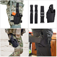 Load image into Gallery viewer, Tactical Drop Leg Holster Adjustable Gun Holster Thigh Pistol Holster with Magazine Pouches for Left/Right Handed Magazine Pouch