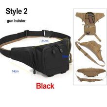 Load image into Gallery viewer, Outdoor Tactical Gun Waist Bag Holster Chest Military Combat Camping Sport Hunting Athletic Shoulder Sling Gun Holster Bag X261A