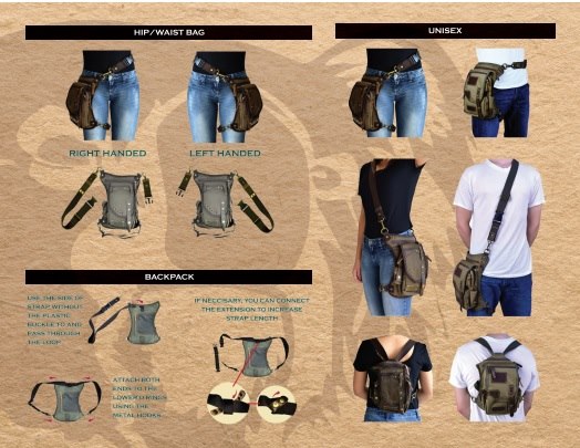 HOW TO ADJUST LENGTH and Shorten your Ukoala Conceal Carry bag. Easy, Convertible & Convenient