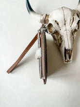 Load image into Gallery viewer, Dakota Wristlet Wallet - Western Cowhide Leather Credit Card: 12 - RAINBOW SPECS