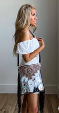 Load image into Gallery viewer, SHAYNE LARGE - Hand Tooled Clear Crossbody Concert bag: Brown