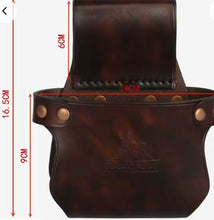 Load image into Gallery viewer, Tourbon Tactical Hunting Gun Accessories Gun Buttstock Shotgun Hip Holster Waist Belt Rifle Holder Genuine Leather