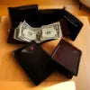 Load image into Gallery viewer, Minimalist Bi-Fold Money Clip Leather Wallets-USA Made