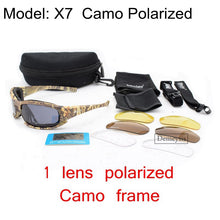 Load image into Gallery viewer, Daisy Tactical Polarized Glasses Military Goggles Army Sunglasses with 4 Lens Original Box Men Shooting Hiking Eyewear Gafas