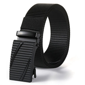 Genuine tactical belt quick release outdoor military belt soft real nylon sports accessories men and women black belt