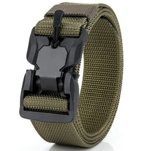 Load image into Gallery viewer, Genuine tactical belt quick release outdoor military belt soft real nylon sports accessories men and women black belt