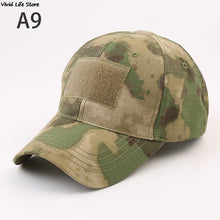 Load image into Gallery viewer, Military Baseball Caps Camouflage Tactical Army Soldier Combat Paintball Adjustable Summer Snapback Sun Hats Men Women