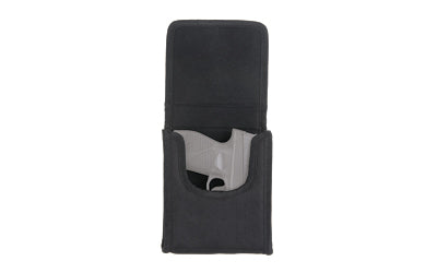 Cell Phone Belt Holster, Black, Nylon, Size Small, Fits sub-compact