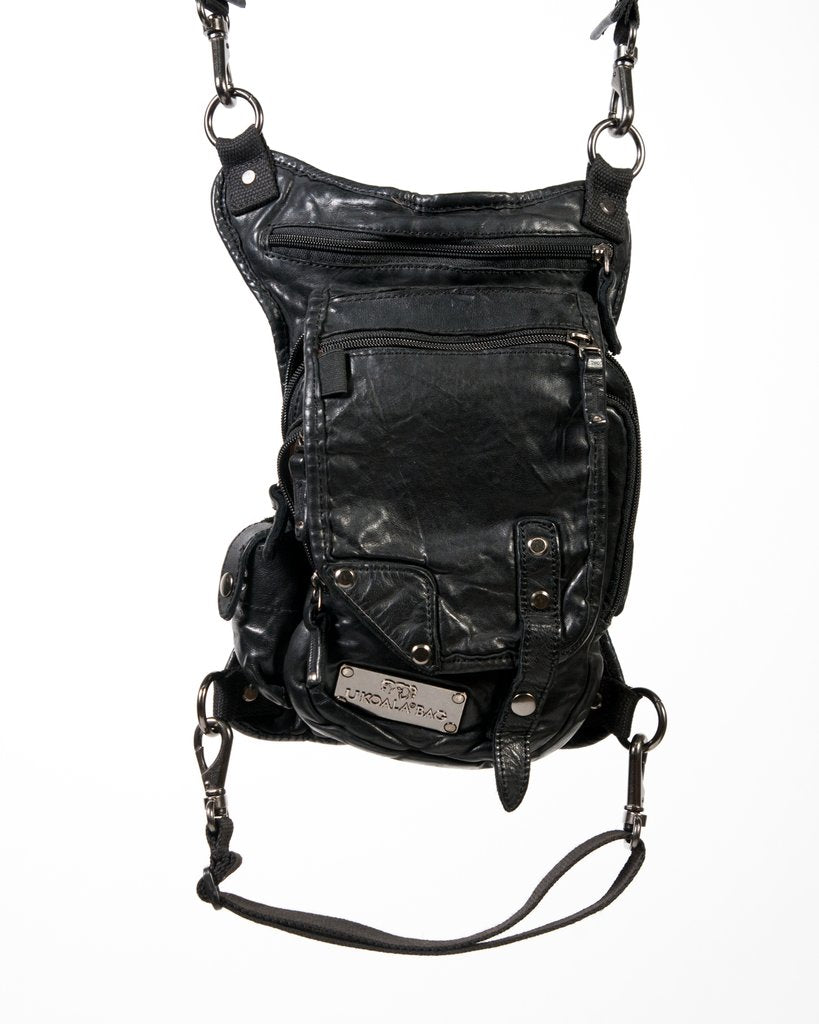 Ukoala Cowboy Black Leather Bag