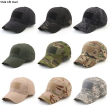 Load image into Gallery viewer, Military Baseball Caps Camouflage Tactical Army Soldier Combat Paintball Adjustable Summer Snapback Sun Hats Men Women