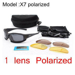 Daisy Tactical Polarized Glasses Military Goggles Army Sunglasses with 4 Lens Original Box Men Shooting Hiking Eyewear Gafas