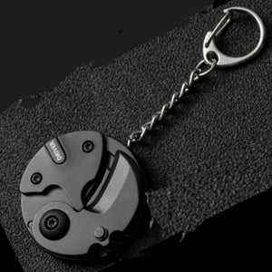 Keychain Screwdriver Multifunctional Hexagon Coin Outdoor EDC Tool Hexagon Folding Coin Knife Pocket Fold Mini coltello Gear Pee