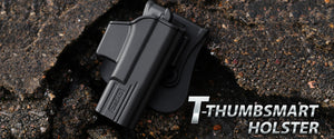 T-ThumbSmart Series Paddle Holster with a FREE single Universal Magazine
