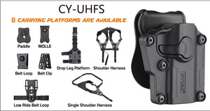 Mega-Fit COMPACT Universal Kydex Holster