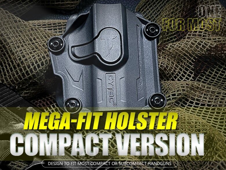 Mega-Fit COMPACT Universal Kydex Holster