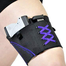 Load image into Gallery viewer, Hot Woman Leg Holster Lady Anti-slip Adjustable Six Hook-and-eye Garter Pistol Holder Hunting Camping Equipment