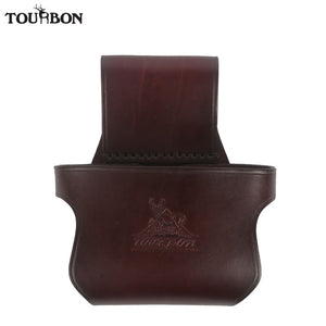 Tourbon Tactical Hunting Gun Accessories Gun Buttstock Shotgun Hip Holster Waist Belt Rifle Holder Genuine Leather