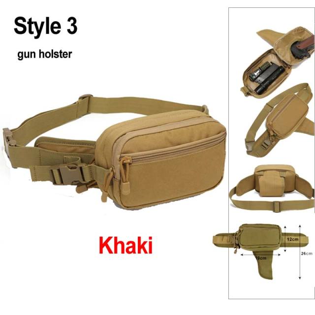 Outdoor Military Tactical Waist Pack Molle Camping Hiking Hunting Pouch Bag