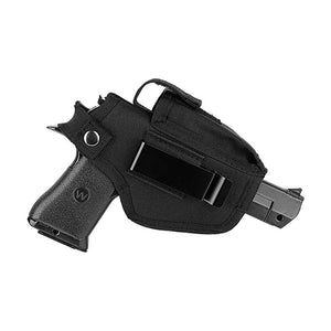 Tactical Gun Holster with Bullet Clip Pouches Concealed Carry Holsters Belt Clip IWB OWB Airsoft Pistol Bag for All Size Handgun