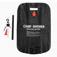 Load image into Gallery viewer, 20L / 5 Gallons Solar Energy Heated Camp Shower Bag Outdoor Camping Hiking PVC Water Bag