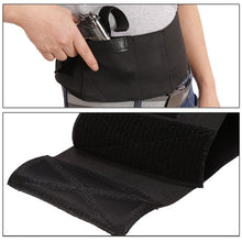 Load image into Gallery viewer, Durable and Flexible Tactical Adjustable Belly Band Waist Pistol Gun Holster Belt Girdle