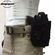 Load image into Gallery viewer, Universal Tactical Gun Holster Right Hand Molle Pistol Holster Combat Airsoft Waist Belt Holster Black tan green multicam