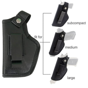 Tactical Leather Concealed Holster Universal Pistol Case for Beretta 92 Glock 17 19 22 23 M&P Gun Holster Left Right Hand