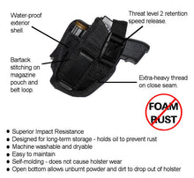 Load image into Gallery viewer, Belt and Clip Nylon Holster with Extra Mag